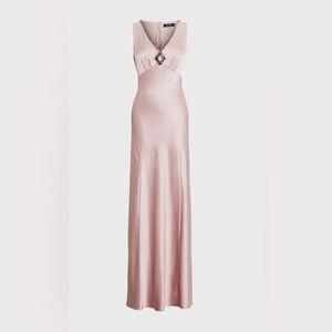Ralph Lauren Pink Embellished Dress